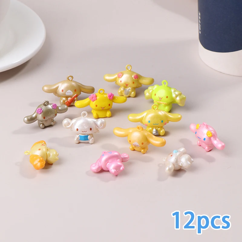 12Pcs/Set Cute Action Figure Toys Cartoon Animal Dog Dolls Decoration Model Gift For Kids