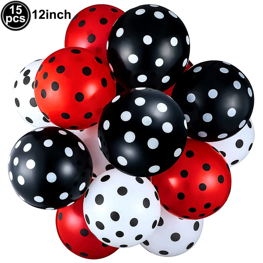 Ladybug Birthday Party Decorations Ladybug Insect Foil Mylar Balloons for Baby Shower Ladybug Themed Party Birthday Decoration