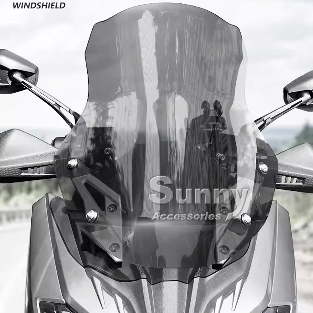 For SYM ADX300 Husky ADX 300 702 Motorcycle Windshield Modification High Front Windshield Accessories