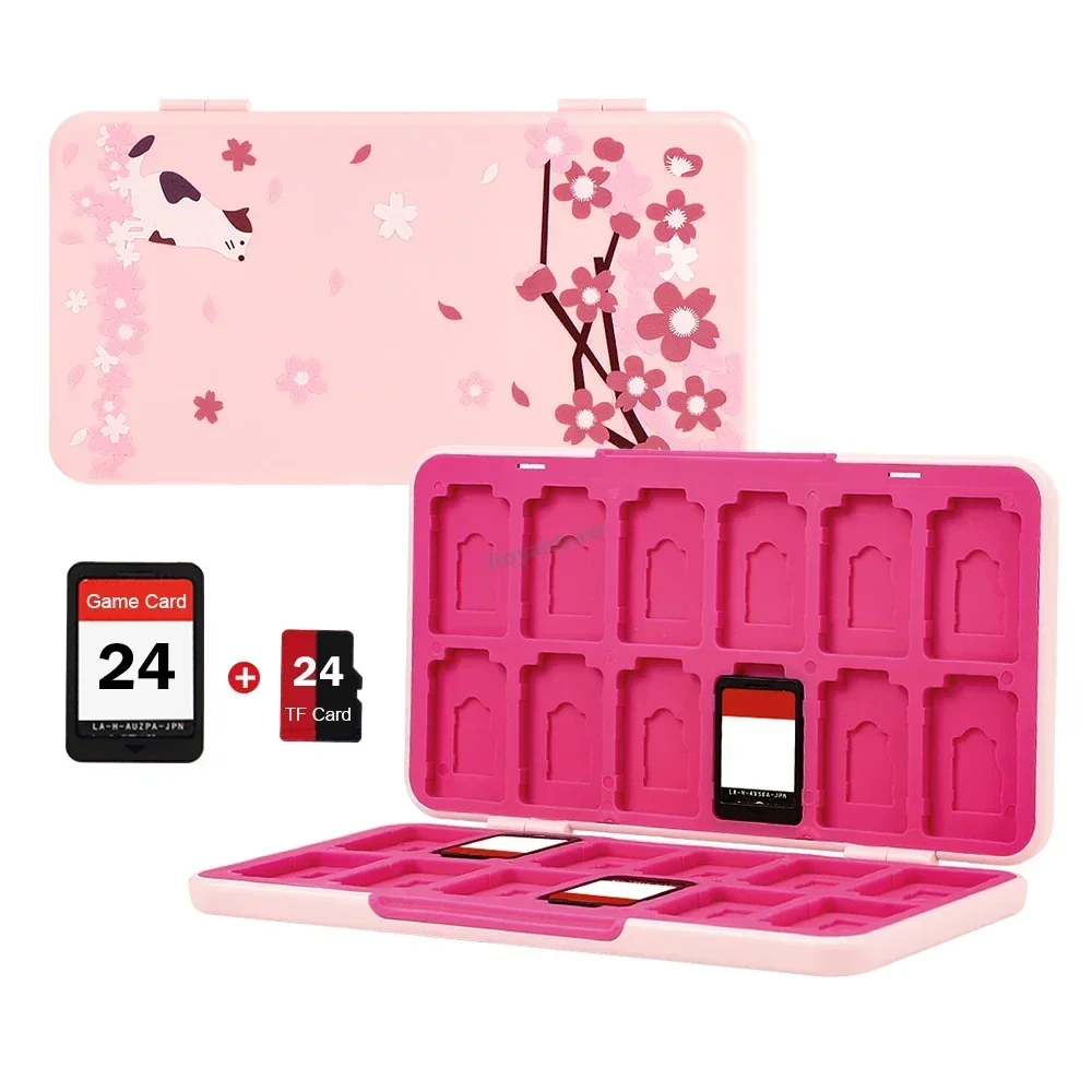 NIEUWE 24-in-1 Game Card Case Houder Harde Schaal Beschermende Game Card Opbergdoos Voor Switch/Lite/Oled Gaming Accessoires