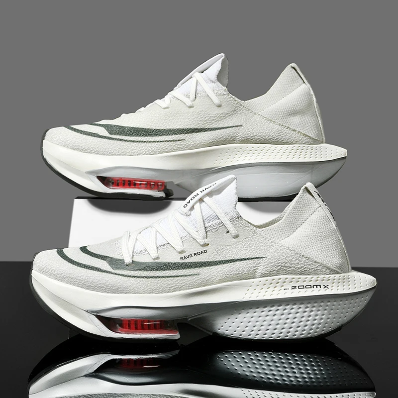Sapatos esportivos ao ar livre respiráveis para homens, Marathon Running Shoes, Tênis leves, Calçado de treinamento atlético confortável