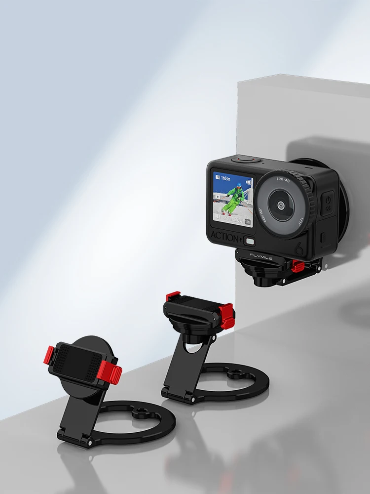 Adapter magnetyczny do DJI Action 6/Nano, kompatybilny z mocowaniem magnetycznym MagSafe do telefonu, magnetyczny uchwyt biurkowy do filmowania vlogów — zdjęcie produktu 7