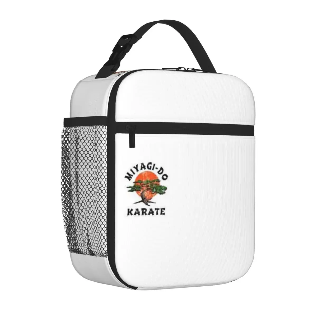 Bestselling Miyagi Do Karate (distressed) Transparent Detail Canvas Lunch Bag Family Picnic Waterproof Lunch Bag