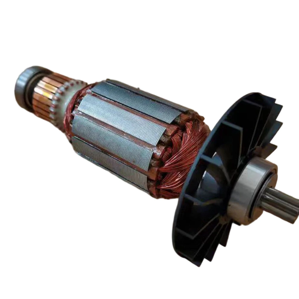 Electric Drill Part Rotary Hammer Armature For Concrete Breaking Sliver Heat Resistant Design Stable Performance