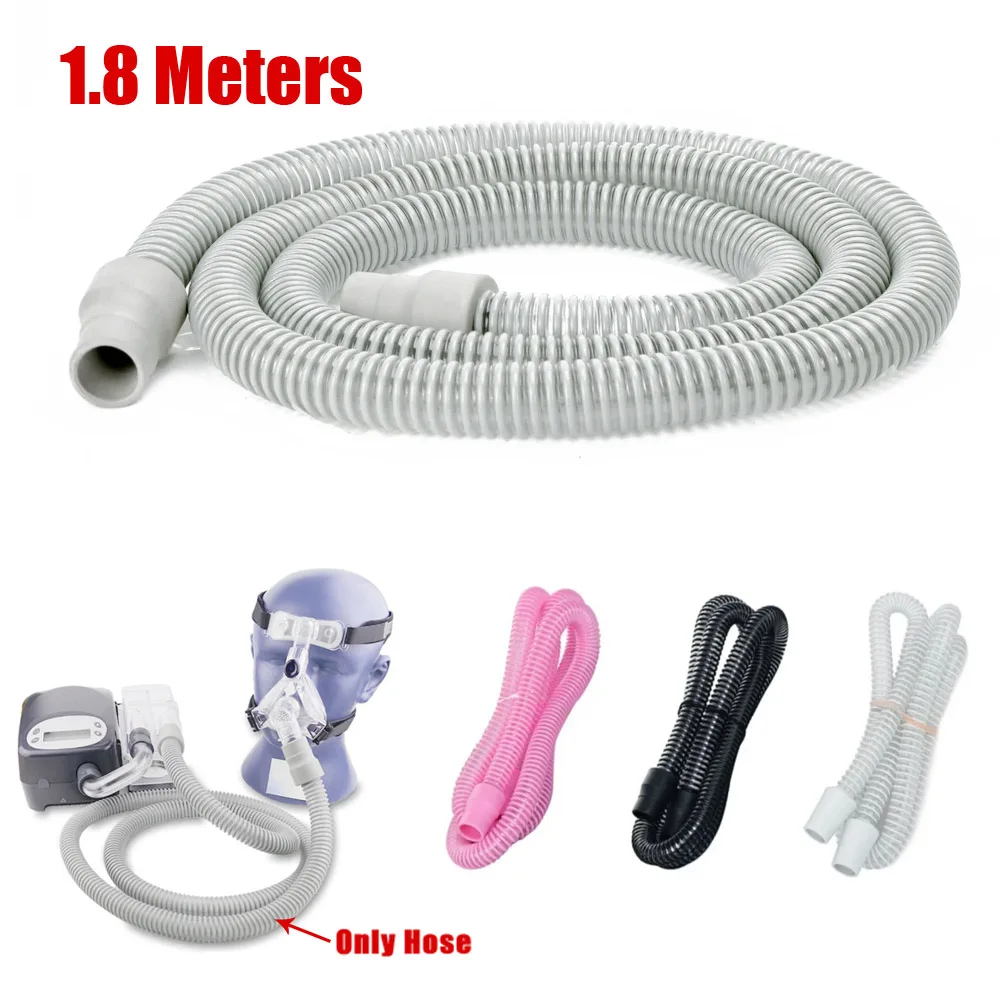 

CPAP Flexible Hose Pipe Sleep Apnea Snoring Shrink Tubing Connect 6 Foot CPAP Tube Breathing Ventilator Mask CPAP Apparatus Tube
