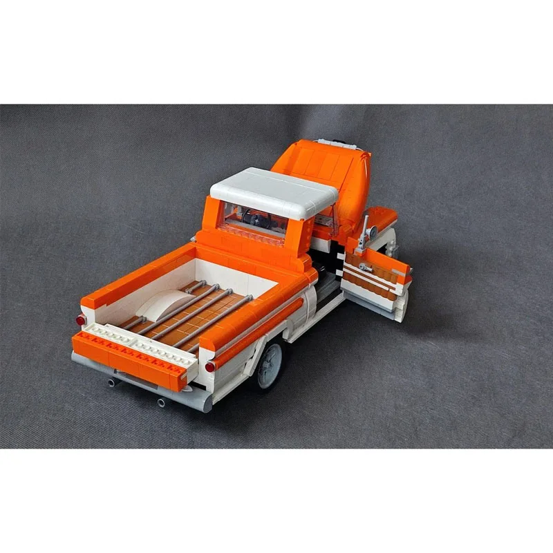 

MOC-201353 Classic New Small Cargo Truck Building Block Model, 1861 Pieces, Boys' and Children's Birthday and Christmas Toy Gift