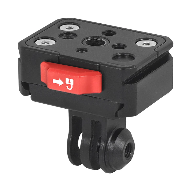 Quick Release Plate V Mount Gimbal Fast Switch 1/4" Screw for GoPro 13 12 Insta360 OSMO Action 5pro DLSR Camera Monitor Holder image 4