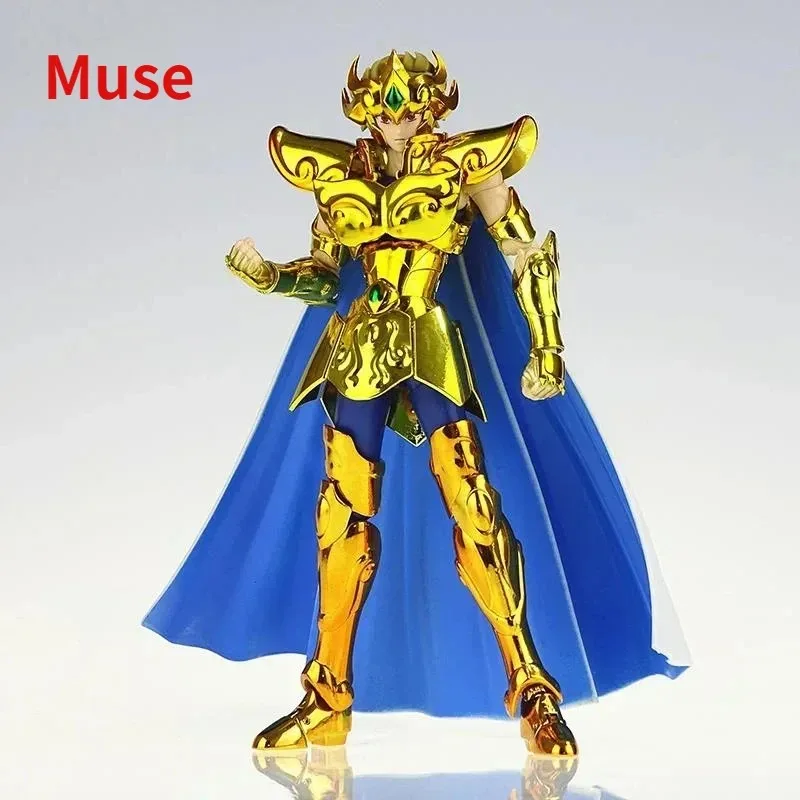 In Stock CS Model Saint Seiya Myth Cloth EX 2.0 Lion/Leo Aiolia with Phoenix IKKI Head Gold Knights of The Zodiac Action Figure