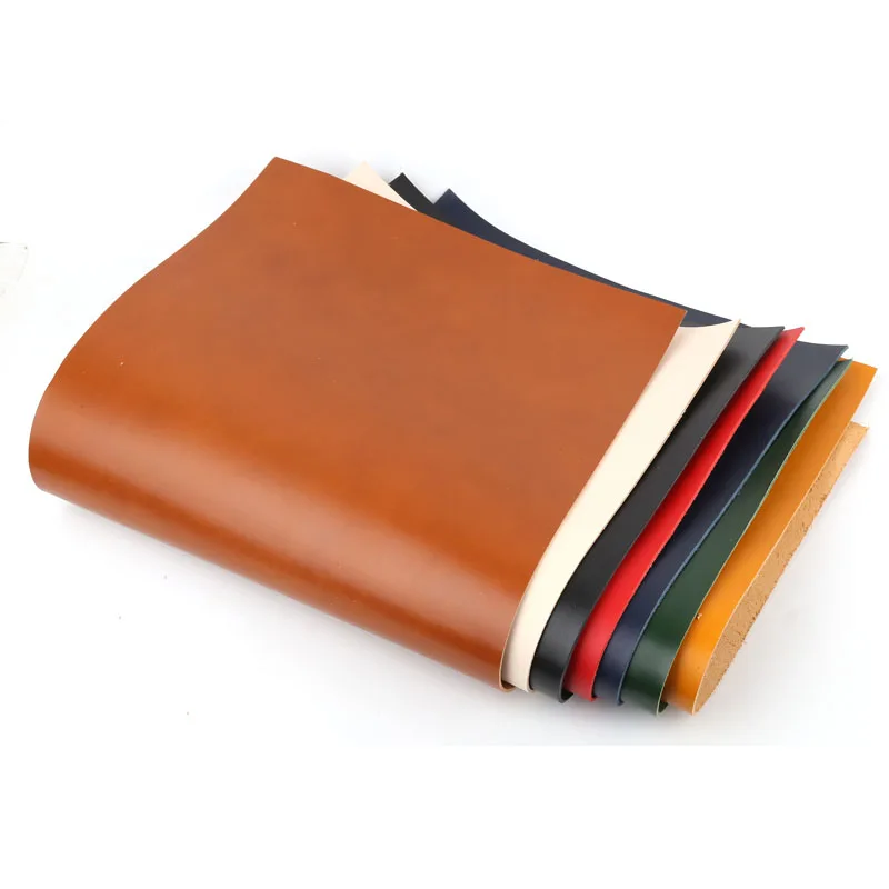 جلد مدبوغ نبات البلوط الملون 2 مم، طبقة علوية من الجلد الطبيعي، جلد مصنوع يدويًا، نسيج جلدي منحوت عادي مصبوغ يدويًا #5
