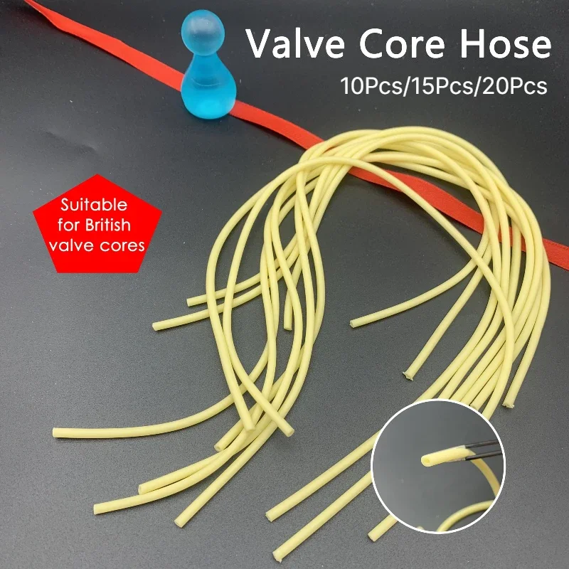 Bicycle Valve Core Rubber Latex Tube Multifunctional Slingshot Elastic Tubing Small Rubber Band Bike Tire Air Nozzle Replacement