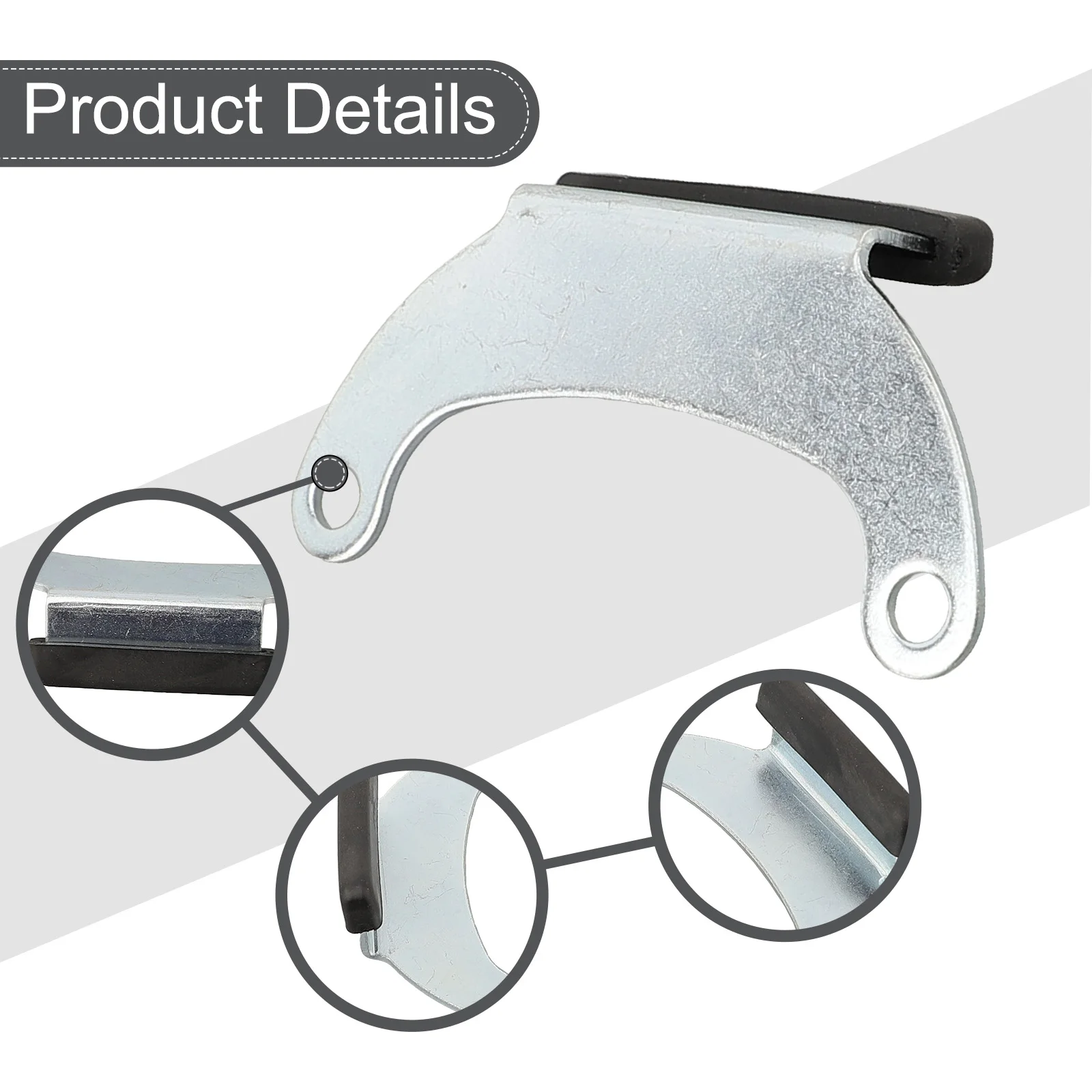 Iron Bracket for Brush Cutter 40-5 Fuel Pot Retention Designed to Maintain Alignment and Support Engine Mounting Requirements