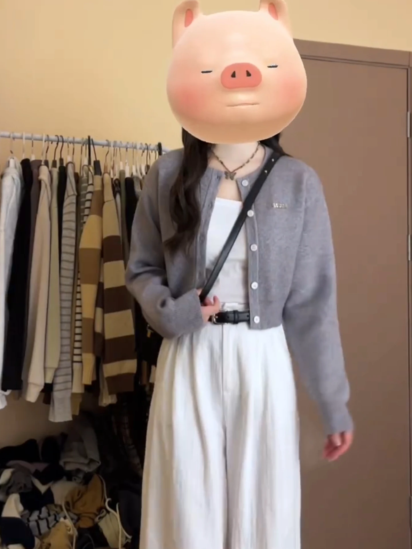 เสื้อสเวตเตอร์ถักนิตติ้งแบบนุ่มหวาน สไตล์หลวม ใส่สบาย ช่วยพรางหุ่น สำหรับผู้หญิง ฤดูใบไม้ผลิ ฤดูใบไม้ร่วง เสื้อคลุมคาร์ดิแกนแบบเปิด ดีไซน์ทันสมัย ดูอ่อนเยาว์