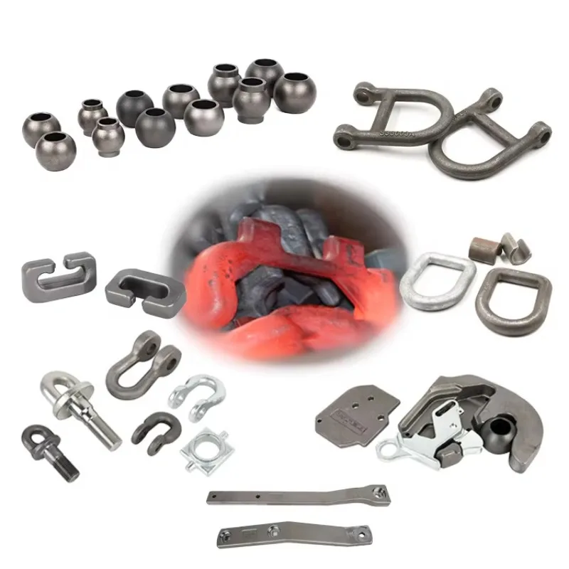 

Customized High Precision Forge Die Forging CNC Machining Services Of Various U-shaped Safety Hook Lifting Rings Locking Device