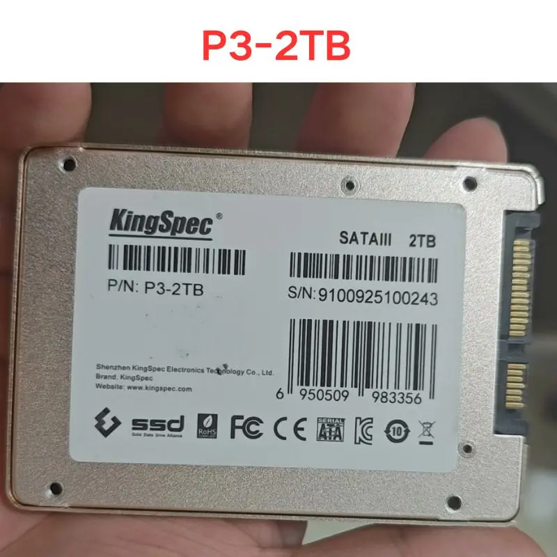 Second hand test OK P3-2TB Solid State Drive