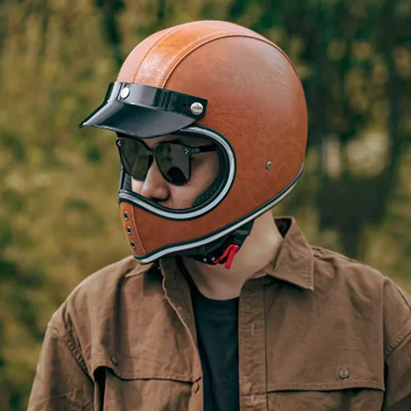 

Trend Red Full Face Helmet Fiberglass Off-Road Motocross Lightweight Durable with Wide View Chin Ventilation Lightweight Impact
