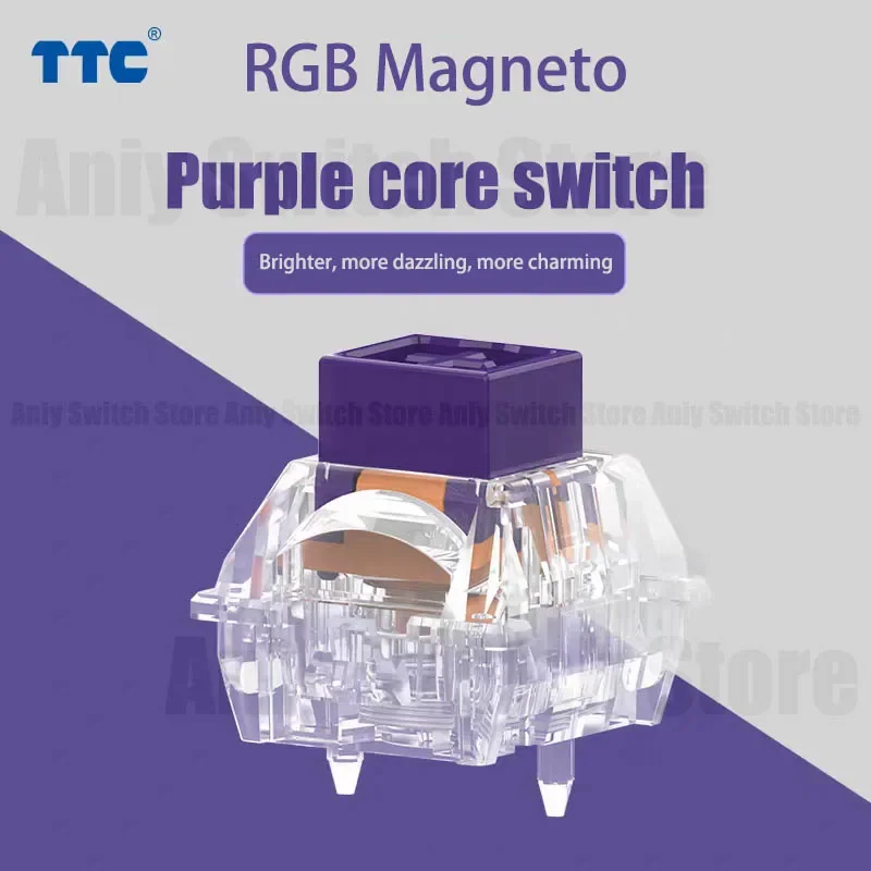 

TTC Magneto Switch King of Magnetic Purple Core Switch Конструкция вентиляции Предварительная смазка Интегрированная конструкция высокоскоростного поезда