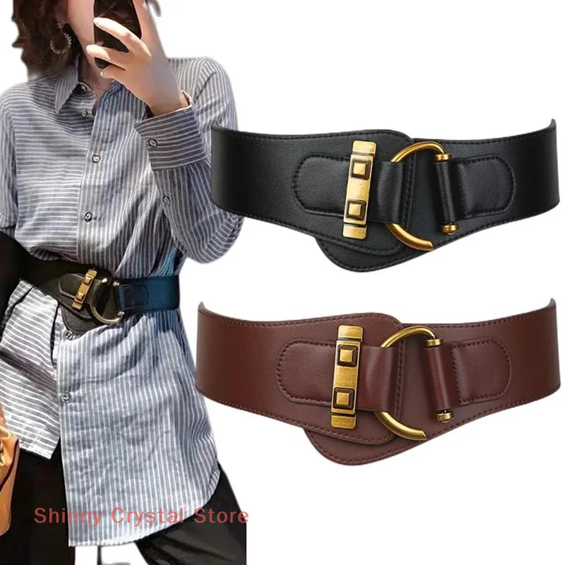 5 Fashion Waist Belts For Women Girls PU Leather Clothes Belts Adjustable Belts Clothes Decoration Gifts