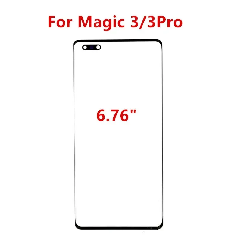 الشاشة الخارجية ل Honor Magic 7 6 Pro V 5 Lite 4 3 Vs3 Vs2 V3 V2 V لوحة اللمس شاشة الكريستال السائل غطاء زجاجي أمامي إصلاح أجزاء + OCA