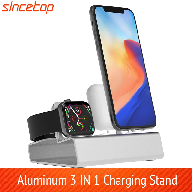 

Charging Dock Station Stand Holder For AirPods IPad Air Mini Apple Watch For iWatch For iPhone 16 15 14 13 12 11 XR MAX 8 7Plus