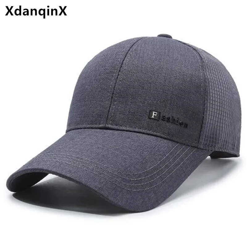 

New Summer Mesh Cap Breathable Baseball Caps For Men Golf Cap Camping Fishing Cap Extended Brim Sunscreen Travel Hat Women's Hat