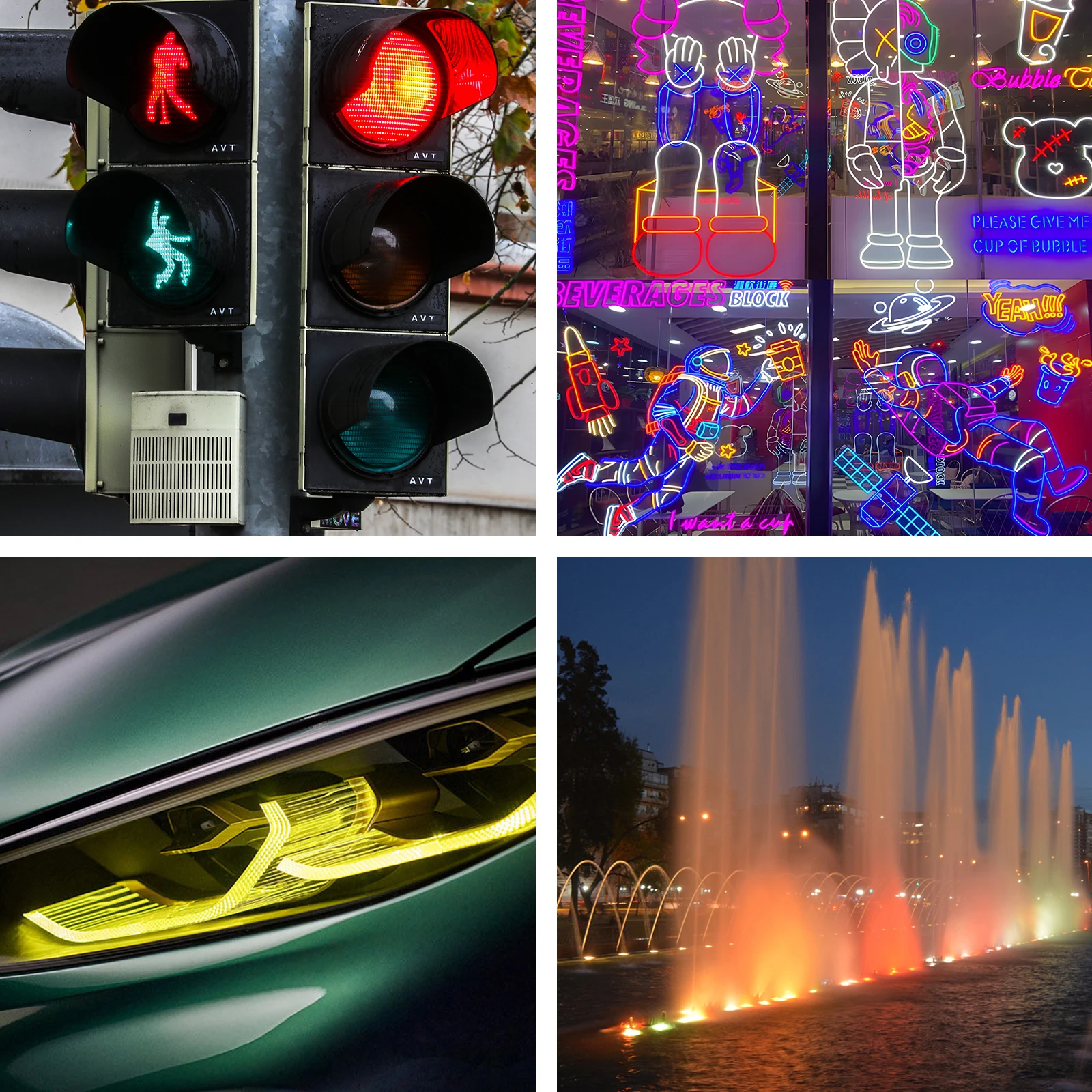 100pcs 3mm Bicolor Led Diode Emitting Light F3 Round Diffused Dual Color Fog Lamp Common Anode/Cathode Red Yellow Blue Green