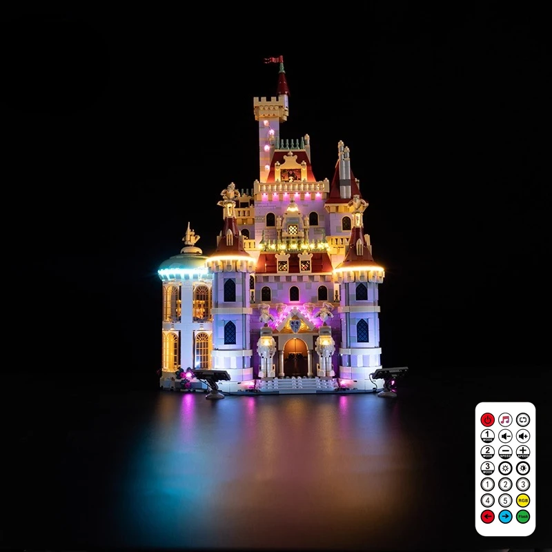 

LED Lighting Set Suitable for LEGO Beauty and The Beast Castle 43263 Building Blocks(Not The Bricks Model)