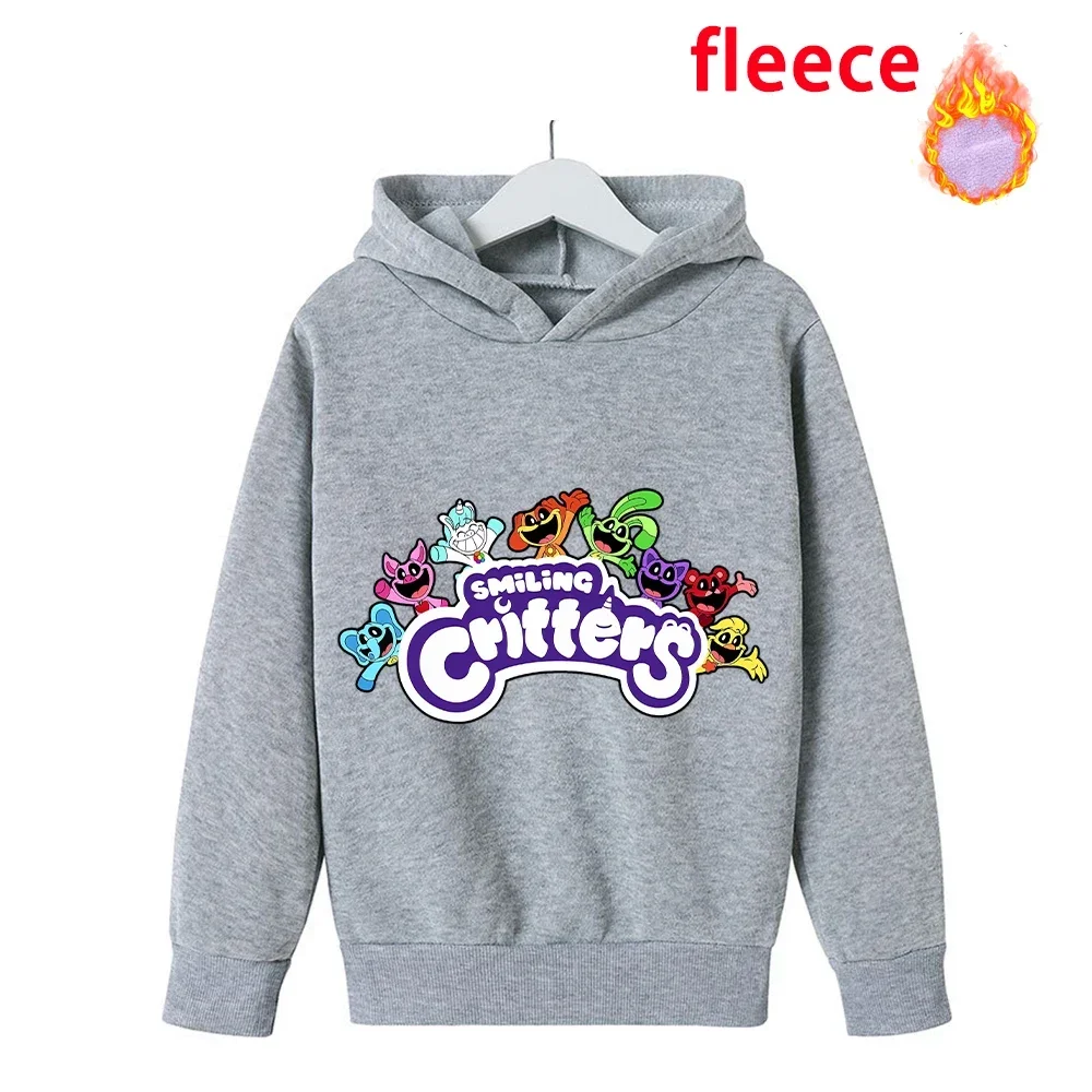 Smilings Critters sweat-shirts polaires enfants figurines Catnap manches longues hauts Boutique pulls vêtements hiver vêtements chauds cadeaux