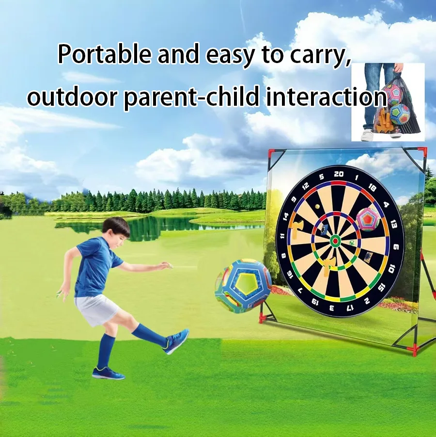 Multiplayer Interactive Kids' Sports Toy Set - Indoor Outdoor Fun Soccer, Dart Toss, Bean Bag & Golf Games for Children