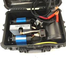 4WD Car Air Auto DC 12v Air Pump Metal Air Compressor With Pressure Switch And Hose