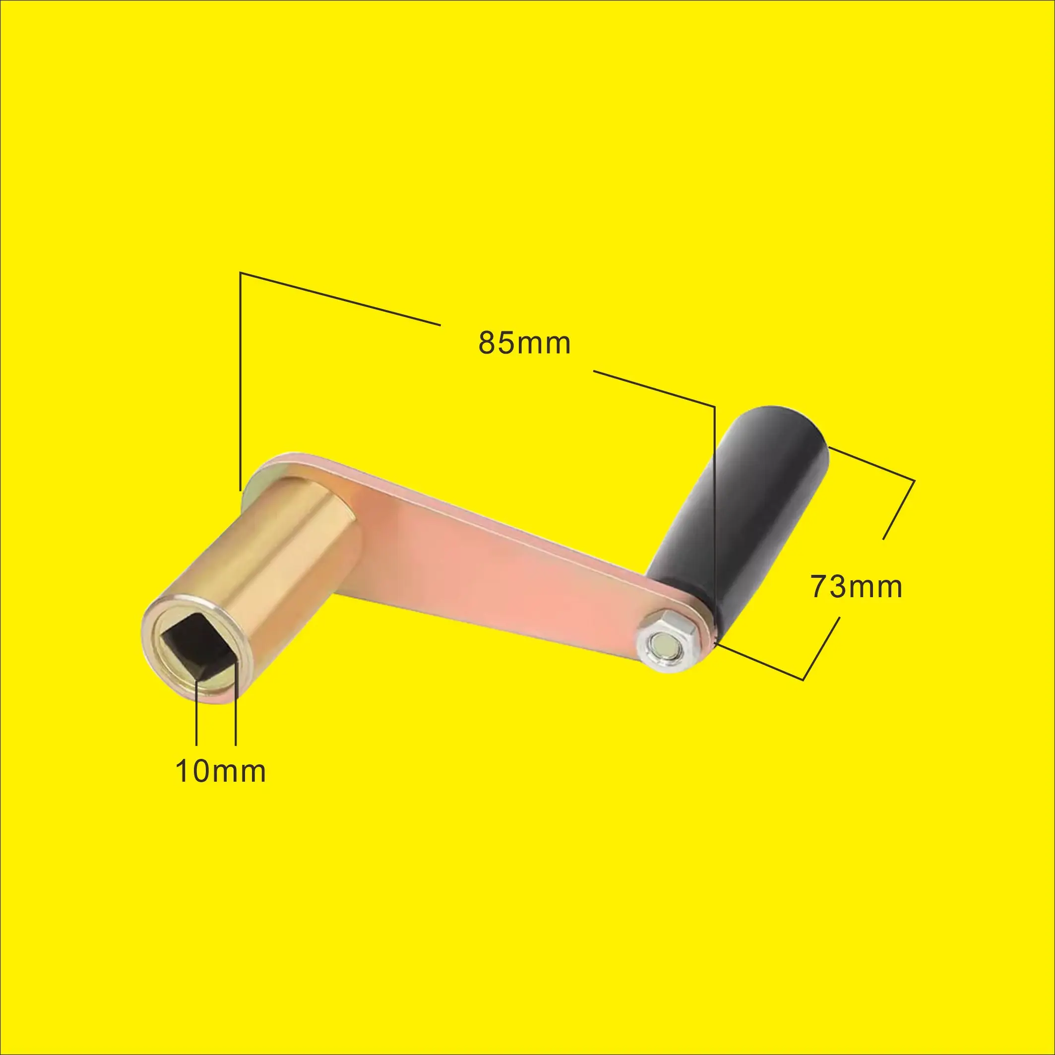 ملحقات قطع الأسلاك اسطوانة الأسلاك مقبض السلك العلوي على شكل حرف Z كرنك اليد مربع ثقب صغير القطر الداخلي 8/10/12 مللي متر مناسب
