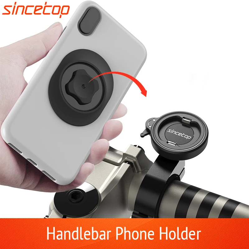 Bike Handlebar Phone Holder-Motorcycle Phone Mount,Universal Mountain/Road Bicycle/MTB/Scooter/Electric Handlebar Phone Stand