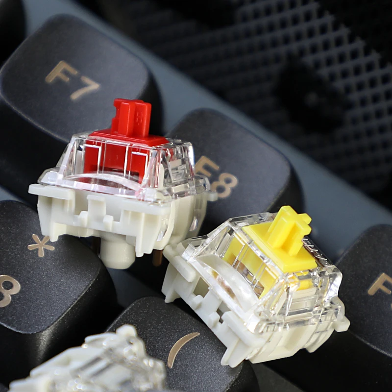 Imagem -04 - Gateron-gateron g Pro 3.0 Switch Vermelho Marrom Preto Prata Branco Smd Rgb Tátil Linear para Teclado Mecânico Pré-lubed