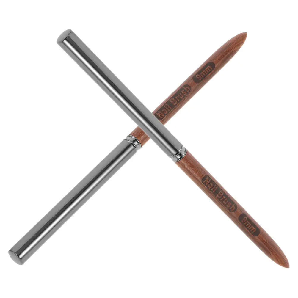 

Набор из 2-х инструментов для рисования линий на ногтях: прецизионные маникюрные ручки с тонким наконечником и удобной деревянной ручкой для французского маникюра и росписи ногтей