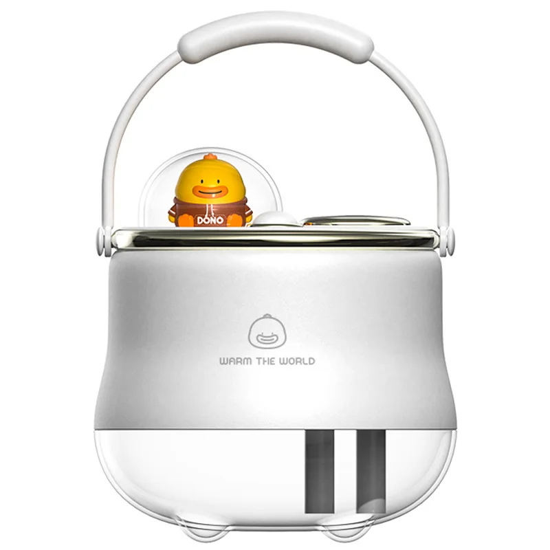 Umidificatore d'aria portatile per astronave per animali domestici atomizzatore ad ultrasuoni ricaricabile atmosfera adorabile diffusore aromatico USB a luce notturna piccola