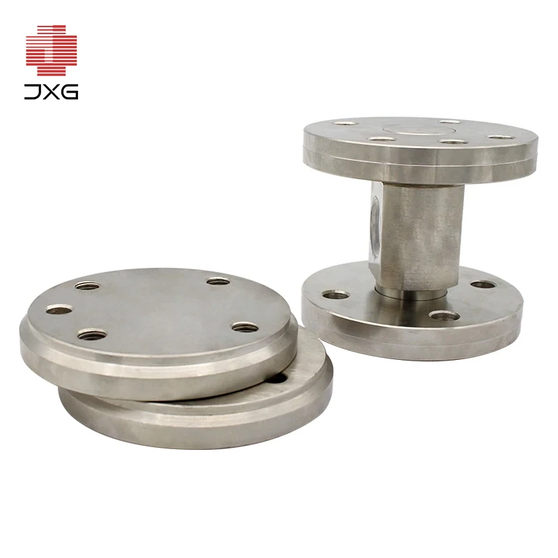 Dry powder mortar tank large range pressure measurement sensor flange mounting gravity flange column type load cell