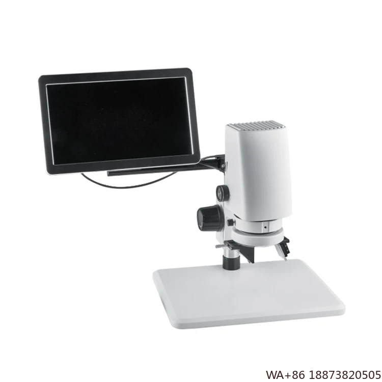 Lcd Screen Customized Microscope Monocular Optics Zoom Stereo Microscope for Semiconductor Repair Mobile Phone with