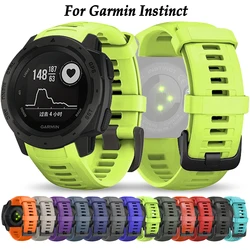 22mm Strap For Garmin Instinct Watchband Replacement Wristband compatible with Garmin Instinct 2 Sports Silicone Watch Band