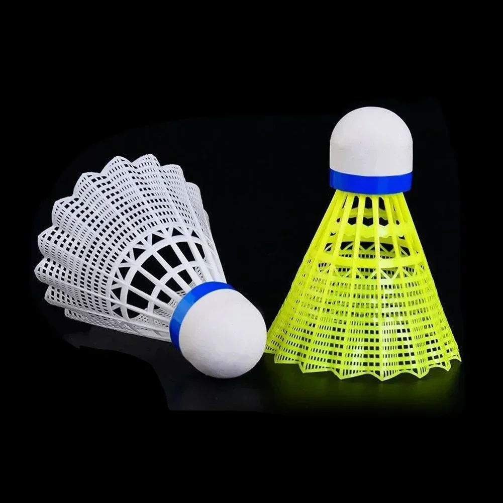 6pcs/set Nylon Shuttlecock Table Fiber Ball Head Full Round Wool Style Plastic Badminton for Outdoor Training Use Durable