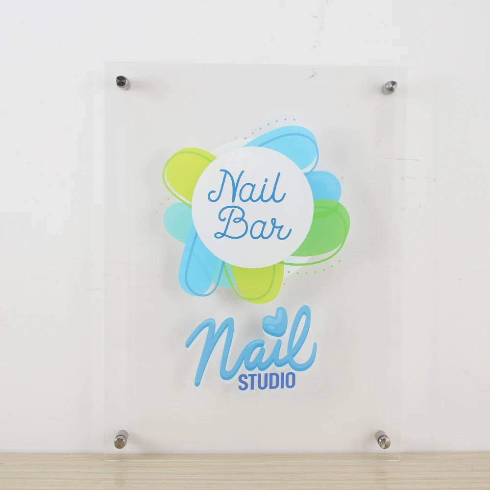 Imagem -05 - Empresa Personalizada Placas Acrílicas Empresa Sinais Tabuleta da Casa Serviços de Impressão uv Personalizados Logotipo do Negócio do Escritório