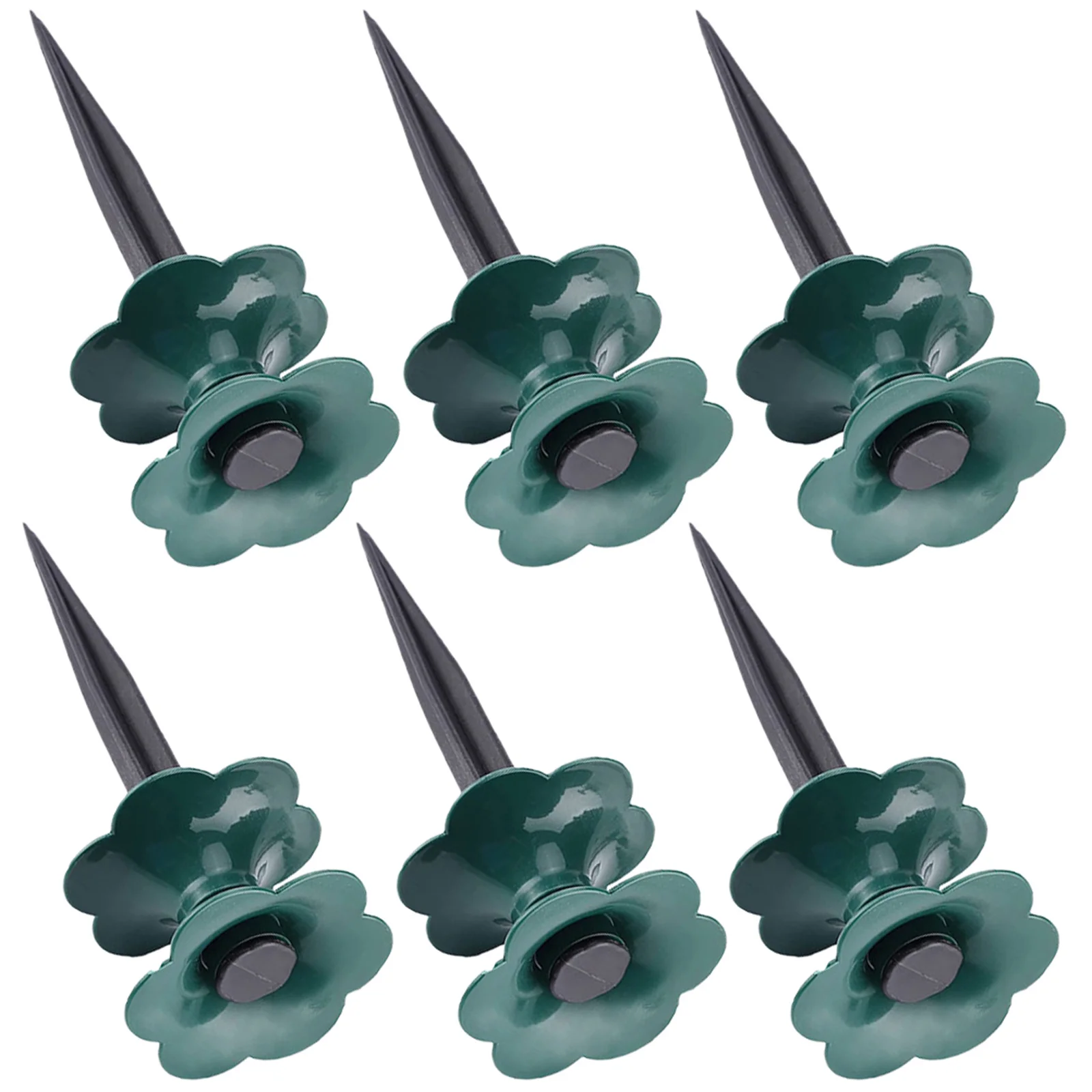 

6Pcs Hose Guide Spikes Heavy Duty Plastic Stakes for Garden Water Lawn Irrigation System Organizer Fixing Water Flow