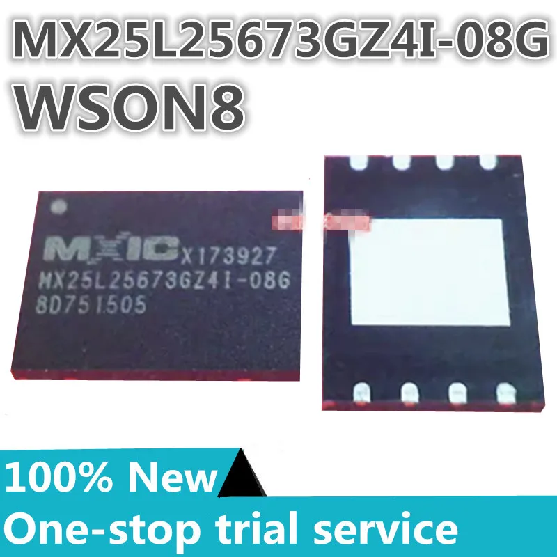 5-50pcs %New original MX25L25673GZ4I-08G MX25L25673GZ41-08G WSON8 memory IC