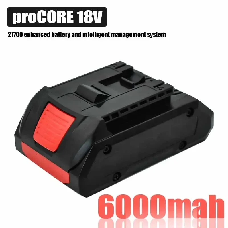 Built in 21700 Battery  Pro Core18V 6.0Ah Lithium-Ion Battery Pack GBA18V80 for Bosch 18 Volt MAX Cordless Power Tool Drills