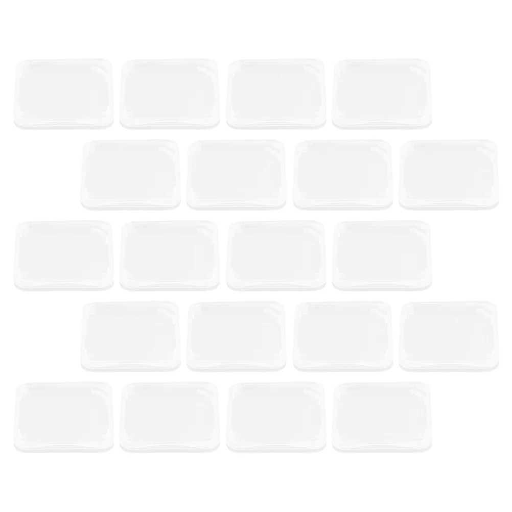 

50pcs Dustproof Storage Box for Memory Cards Travel Size Clear Card Holder Case Small Protector Bulk Individual Keeper