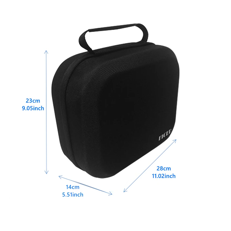 Flight Bag para Oculus Quest 2, VR Headset Viagem Maleta, Caixa de armazenamento portátil rígido EVA, Quest 2, Quest 3, Pico 4