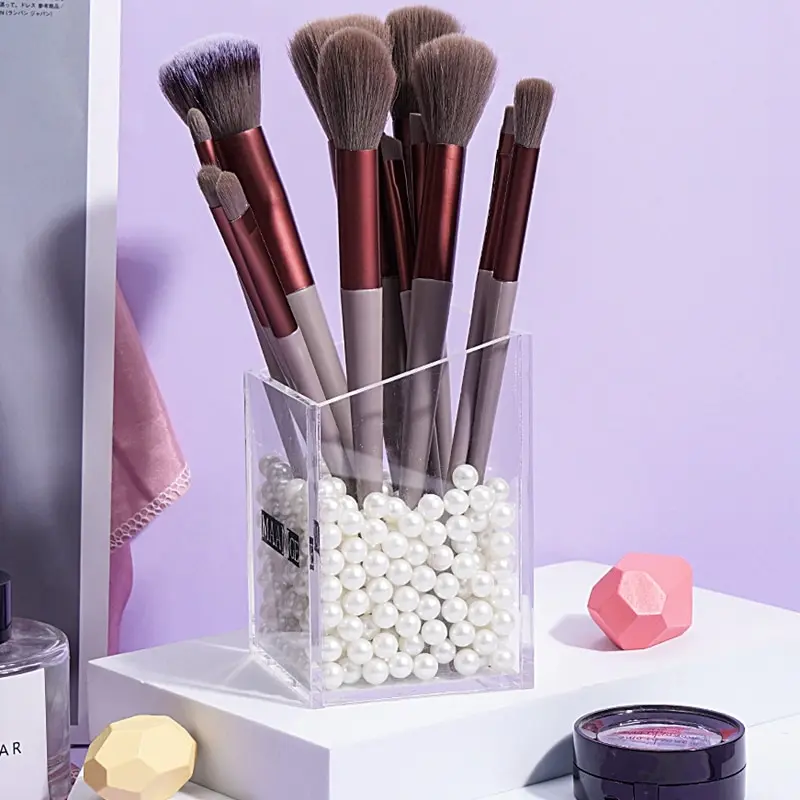 13 Pcs Makeup Brushes Set Eye Shadow Foundation Women Cosmetic Powder Blush Blending Beauty Make Up Tool For Beginner