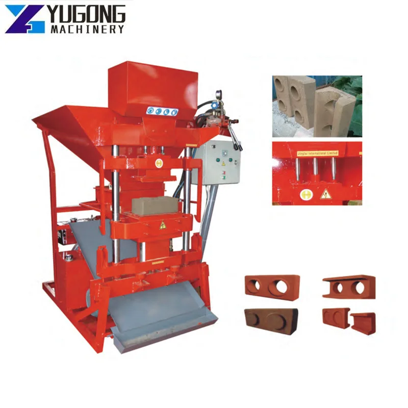 

YG Semi-Automatic Customize Mobile Brick Size Shape Making Machine Diesel Manual Brick Making Machinery Concrete Block Machine