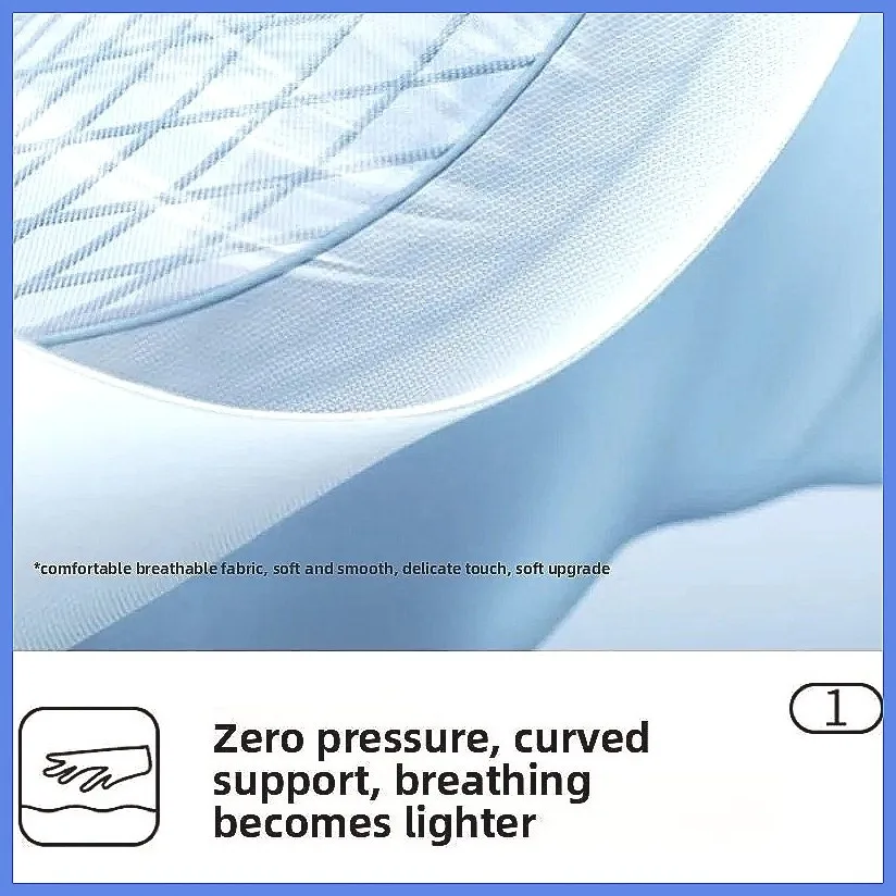Deep Sleep Memory Cotton Pillow, Ergonomic Cervical Spine Support Pillow for Neck Pain Relief, Comfortable Body - view 5