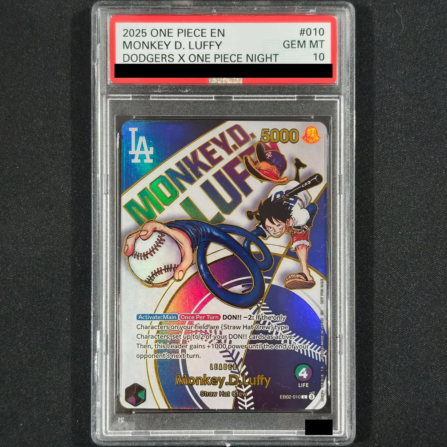 DIY ONE PIECE English 10Points Rating Cards Luffy ST13-003 EB02-010 ST01-012 Gear Two OP11-080 You'll Frighten Me Game Card Toy