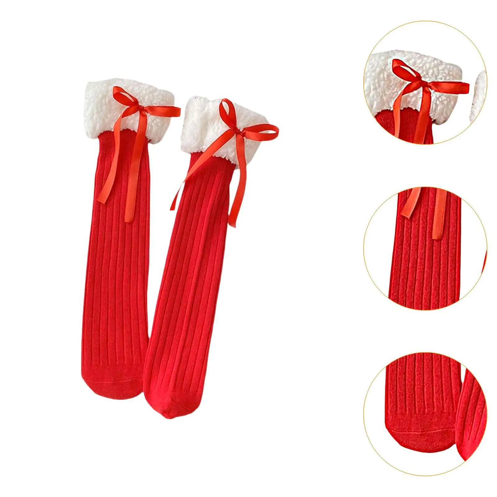 女の子用ニーソックス 伸縮性のある衣装アクセサリー 暖かいパーティー用品 ノベルティ 簡単