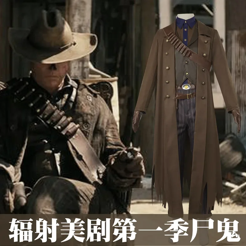 

American TV Series Fallout Season 1 Cosplay Costume Fallout Ghoul Costume Cosplay Halloween Costume Cosplay Ghoul Costume #1 # W